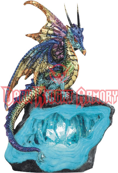 Purple And Gold Dragon Stone Led - Home And Holiday Shops Purple And Green Dragon On Stone (587x587), Png Download