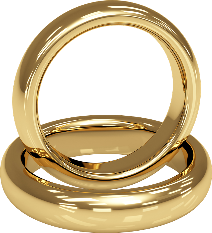 Anillos De Boda - Aros De Matrimonio De Oro Png (728x800), Png Download