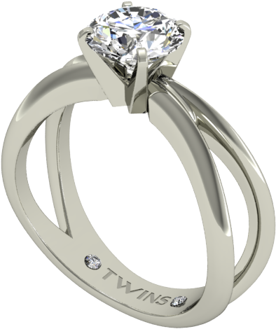 Fantasy - Anillo Solitario De Diamantes (600x600), Png Download
