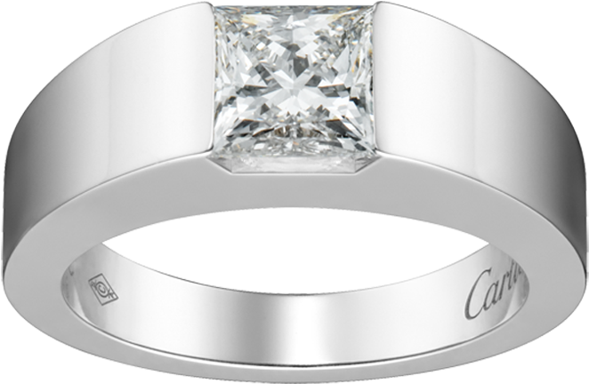 cartier tank ring diamond