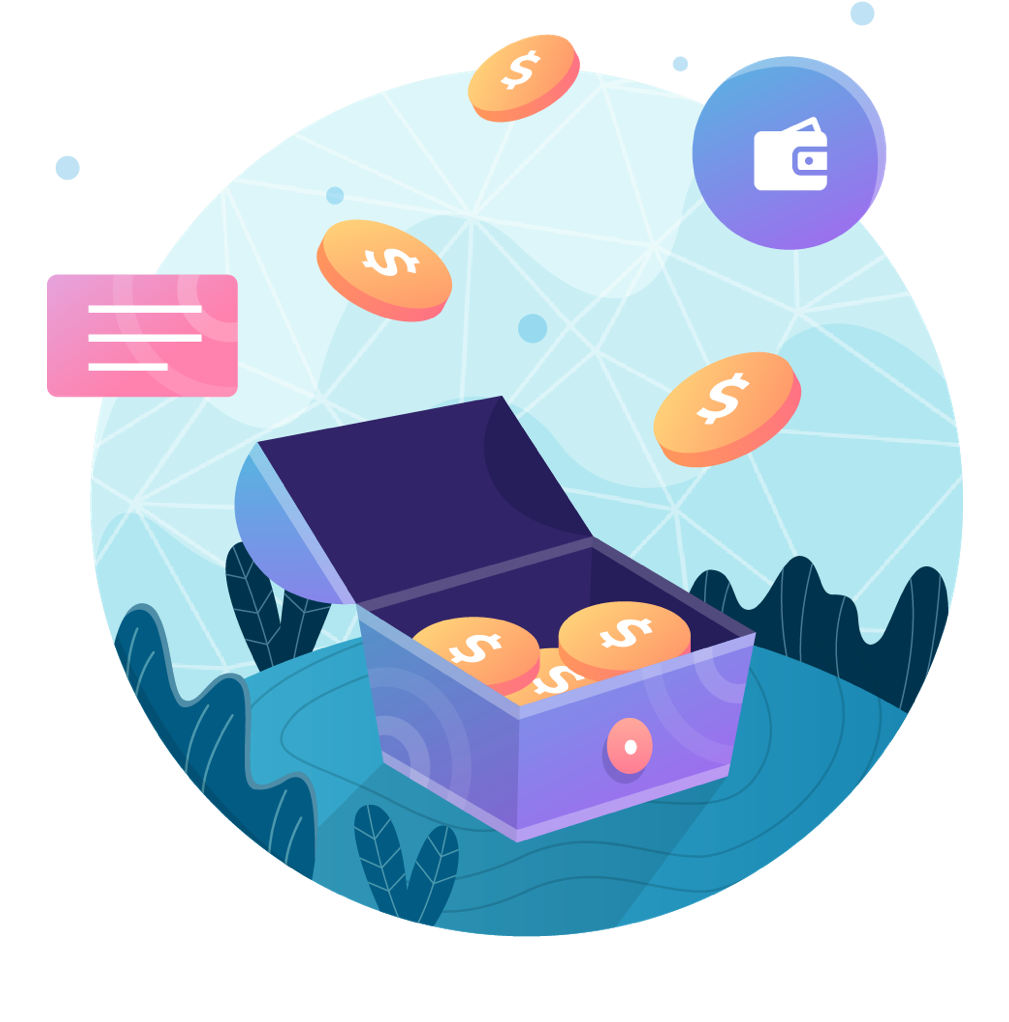 Illustration Of Fantoo's Value And Pricing, A Treasure - Gold (1008x1028), Png Download