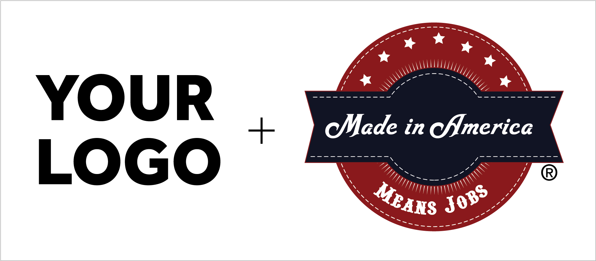 Made In American - Label (1964x864), Png Download