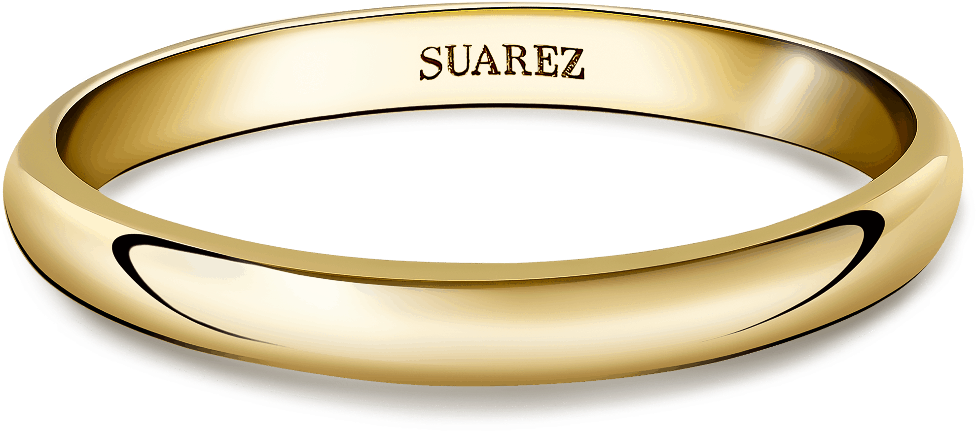 Alianza De Boda - Alianza Suarez Oro Rosa (2362x2362), Png Download