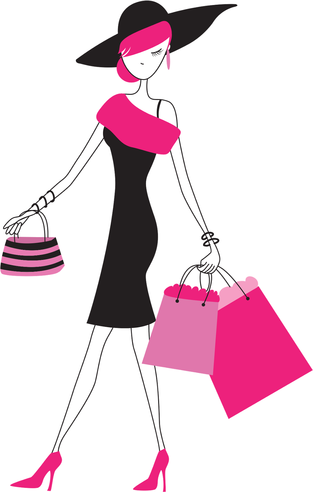 Mujer Clipart Png - Paris Fashion Clipart (1600x1600), Png Download