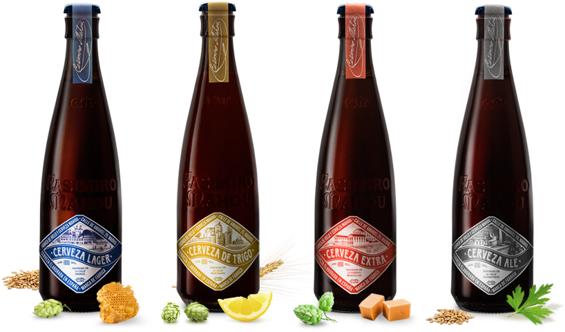 La Pasión Por La Cerveza Se Contagia - Glass Bottle (1000x486), Png Download