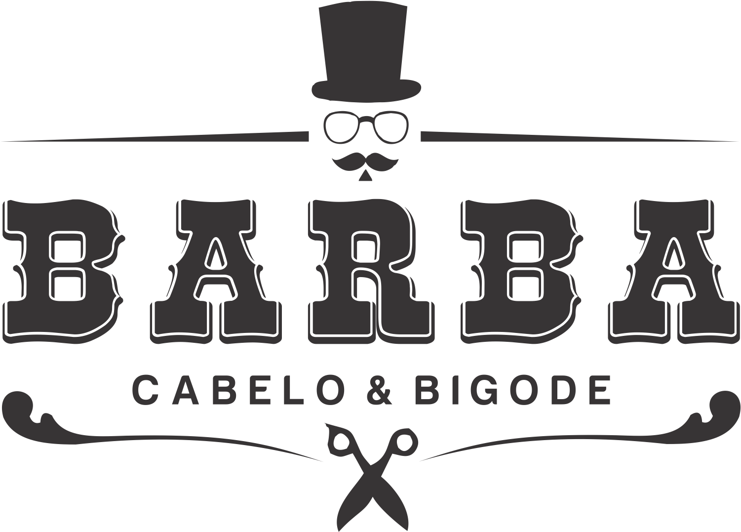 Barba Cabelo & Bigode (1534x1076), Png Download