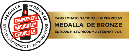 Medalla De Bronze Campeonato Nacional De Cervezas - Campeonato Nacional De Cervezas (514x240), Png Download