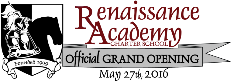 Renaissance Academy Charter School New Campus Grand - Renaissance Academy Charter School Logo (760x268), Png Download