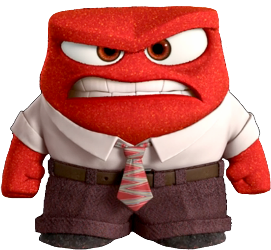 Furia Intensa-mente - Inside Out Anger Png (576x519), Png Download