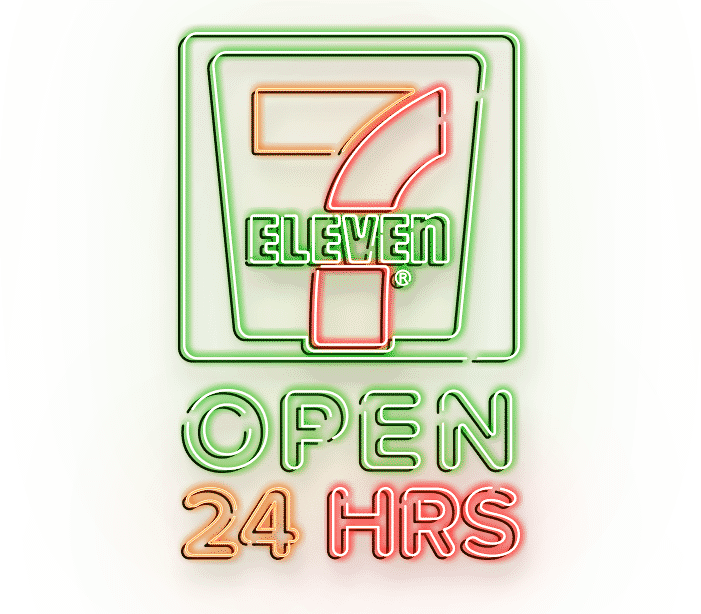 Download 7 Eleven Open 24 Hours Full Size PNG Image PNGkit