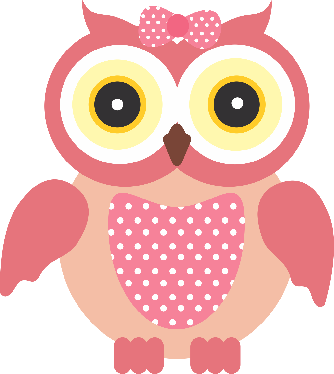 Buho En Rama Png - Buho Caricatura (1362x1526), Png Download