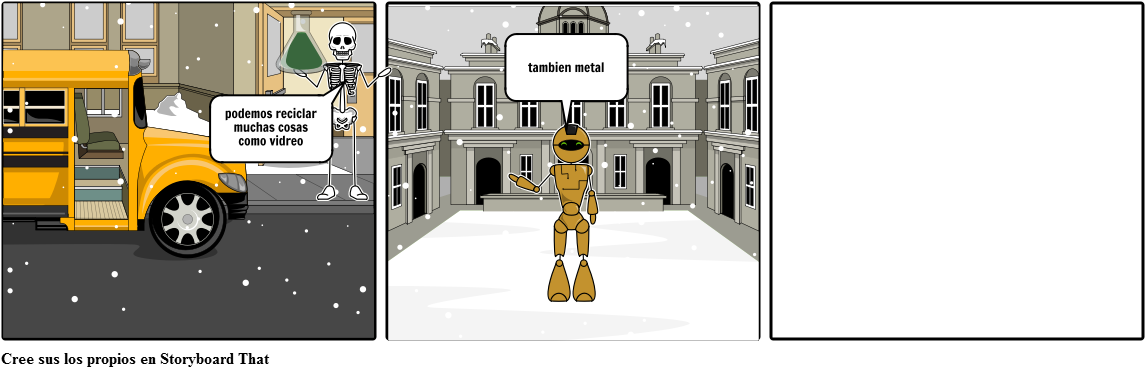 Reciclaje - Cartoon (1164x385), Png Download