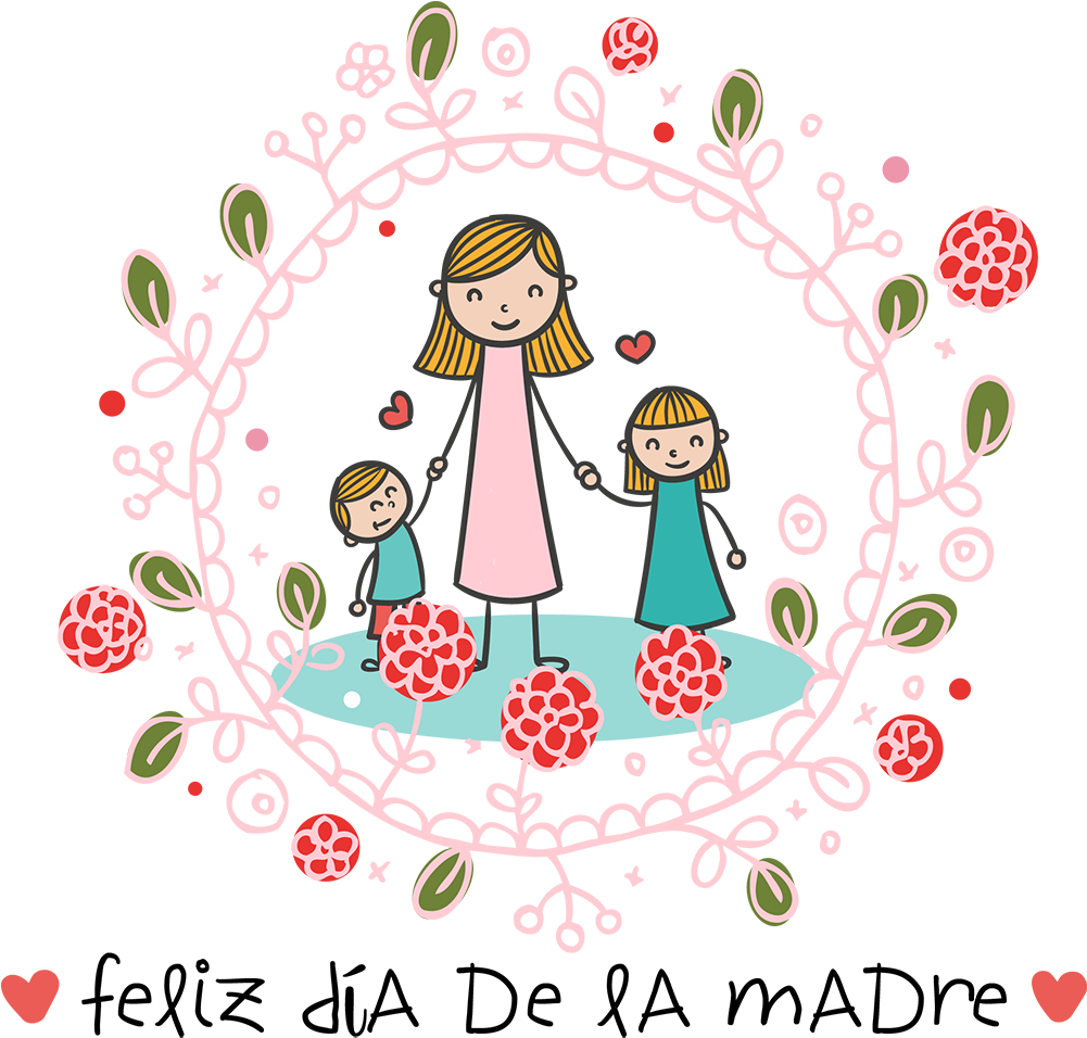 Madre - Feliz Dia De La Madre Png (1000x980), Png Download