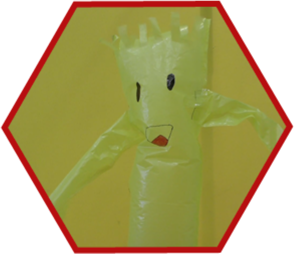 Muñeco De Aire Bighero - Polygon (600x600), Png Download