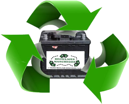 Reciclaje De Baterías Usadas Por J - Recycle Symbol (518x426), Png Download