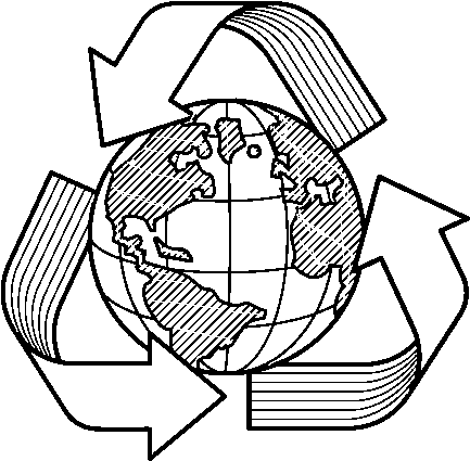 Dibujo De Mundo Reciclaje Para Colorear - Recycling (600x470), Png Download