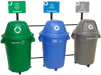 El Reciclaje Y Los Contenedores De Basura - Botes De Basuras Ecologicos (350x350), Png Download