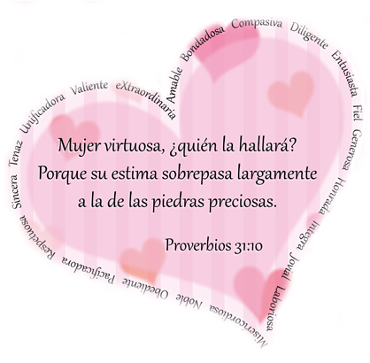 Mujer Virtuosa Corazon Sm - Heart (432x409), Png Download