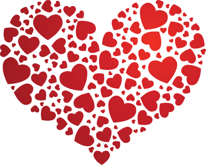 Corazones Para Imprimir Y Decorar3 - Corazones Para Decorar Tarjetas (700x562), Png Download