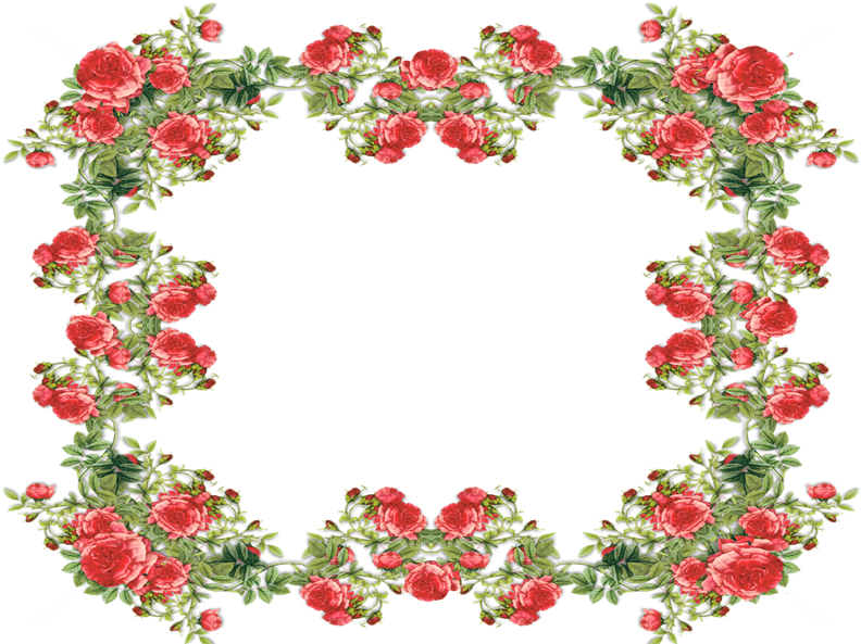 Marcos Cuadrados Para Fotos - Marcos De Flores Gif (800x600), Png Download