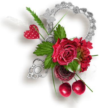 "marco Con Flores" Cadre Marta - Garden Roses (400x400), Png Download