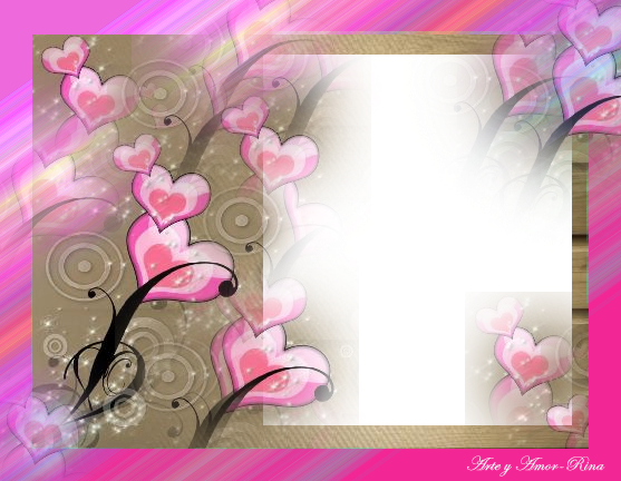 Arte Y Amor - Marcos Para Fotos De Señoritas (557x432), Png Download