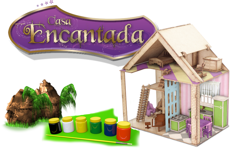 Parent Directory - Casa De Bonecas Para Montar E Pintar (766x495), Png Download