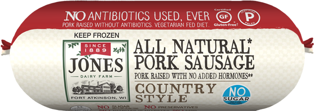 Abf Roll Sausage - Jones No Sugar Pork Sausage Roll (635x372), Png Download