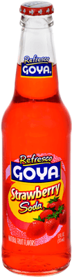 Goya Refresco Strawberry Soda, 12 Ounce 24 Per Case - Goya Refresco Soda, Cola Champagne, 12 Fl Oz (pack (650x499), Png Download