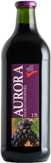 Suco De Uva Aurora Integral 1,5l - Suco De Uva Integral Aurora 1 5l (600x600), Png Download