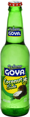 Goya Refresco Coconut Soda, 12 Ounce 24 Per Case - Goya Refresco Soda, Coconut - 12 Fl Oz Bottle (650x499), Png Download