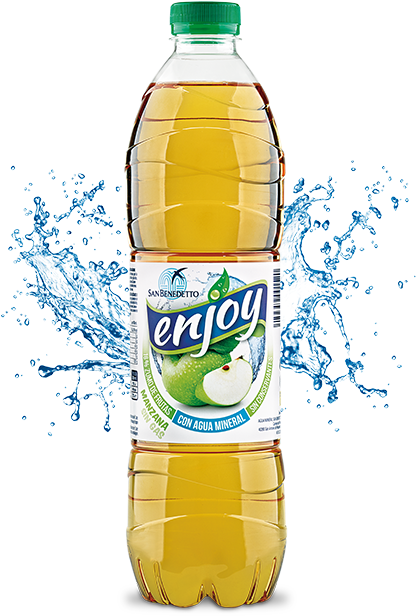 Enjoy Sin Gas Refresco De Manzana Sin Gas, Envase De - Kleem Organics Vitamin C Serum 20 With Hyaluronic Acid (450x650), Png Download