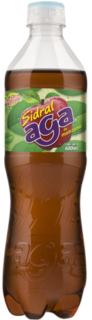 Caja Refresco Sidral Aga De 600 Ml Con 24 Piezas - Sidral Mundet (255x480), Png Download