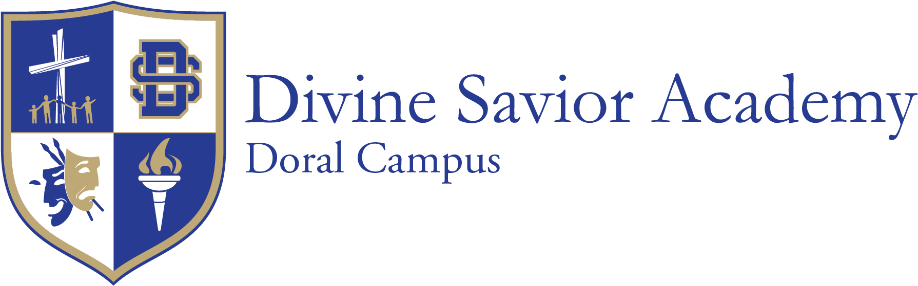 Divine Savior Academy - Divine Savior Academy Logo (2626x864), Png Download