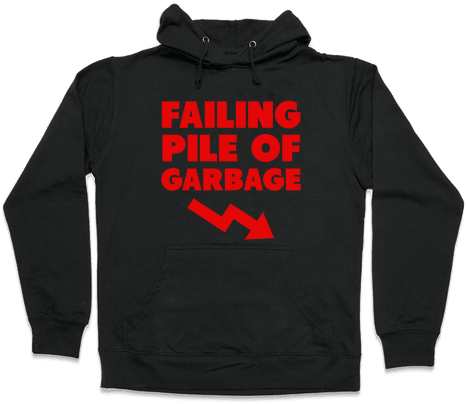Failing Pile Of Garbage Hooded Sweatshirt - Brother May I Have Lamp (484x484), Png Download