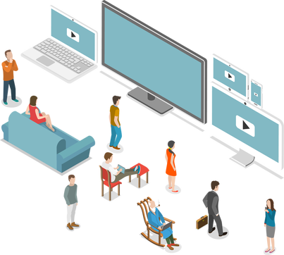 Resonate With More Of Your Brand's Target Audience - Tv Everywhere (403x362), Png Download