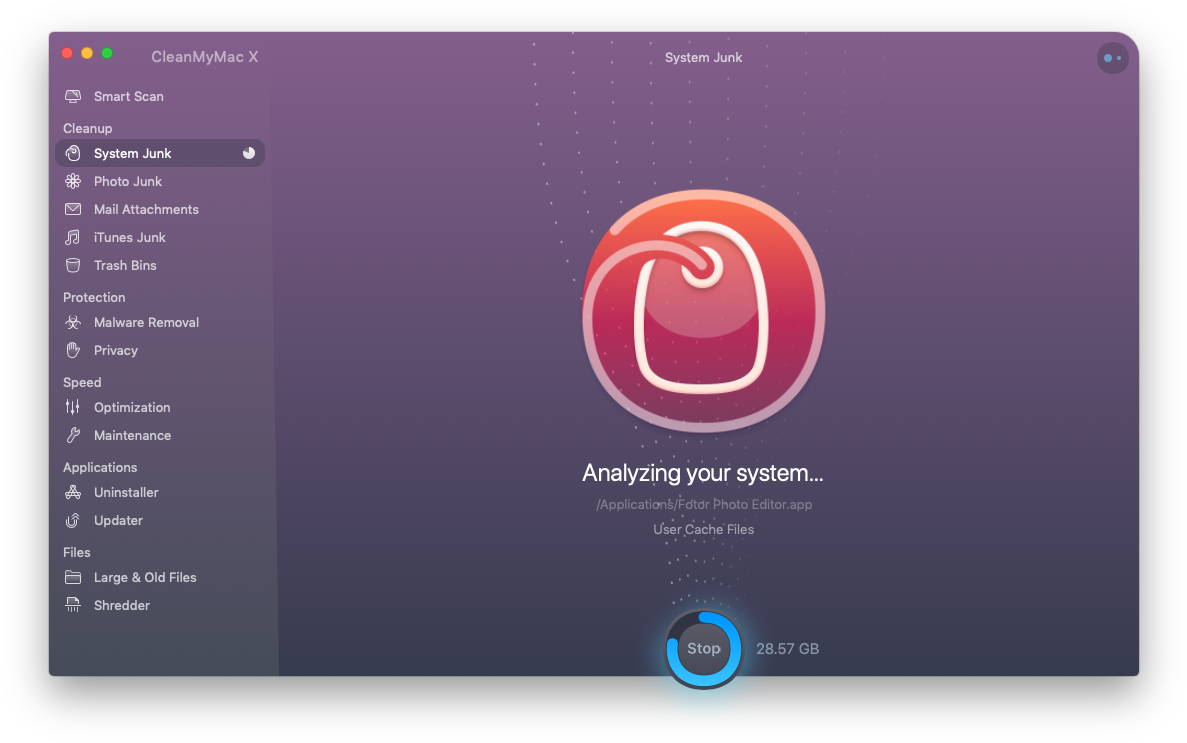 Clear System Junk With Cleanmymac X - Mac Os X Mojave Wallpaper Hd (1202x756), Png Download