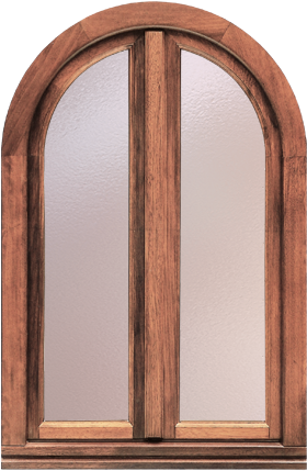 Ventana De Medio Punto - Ventanas De Medio Punto (300x447), Png Download