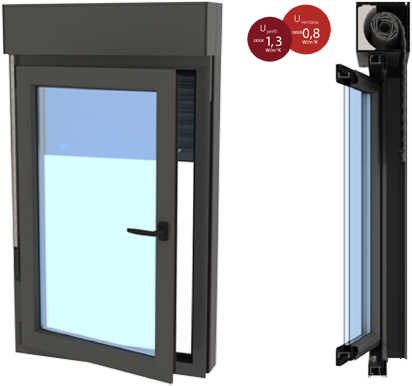 Renderelite-solven Ventanas Solven Elite - Sliding Door (562x400), Png Download