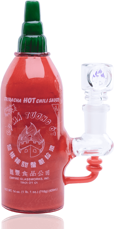 Empire Glassworks Sriracha Bottle Dab Rig - Sriracha Dab Rig (800x800), Png Download