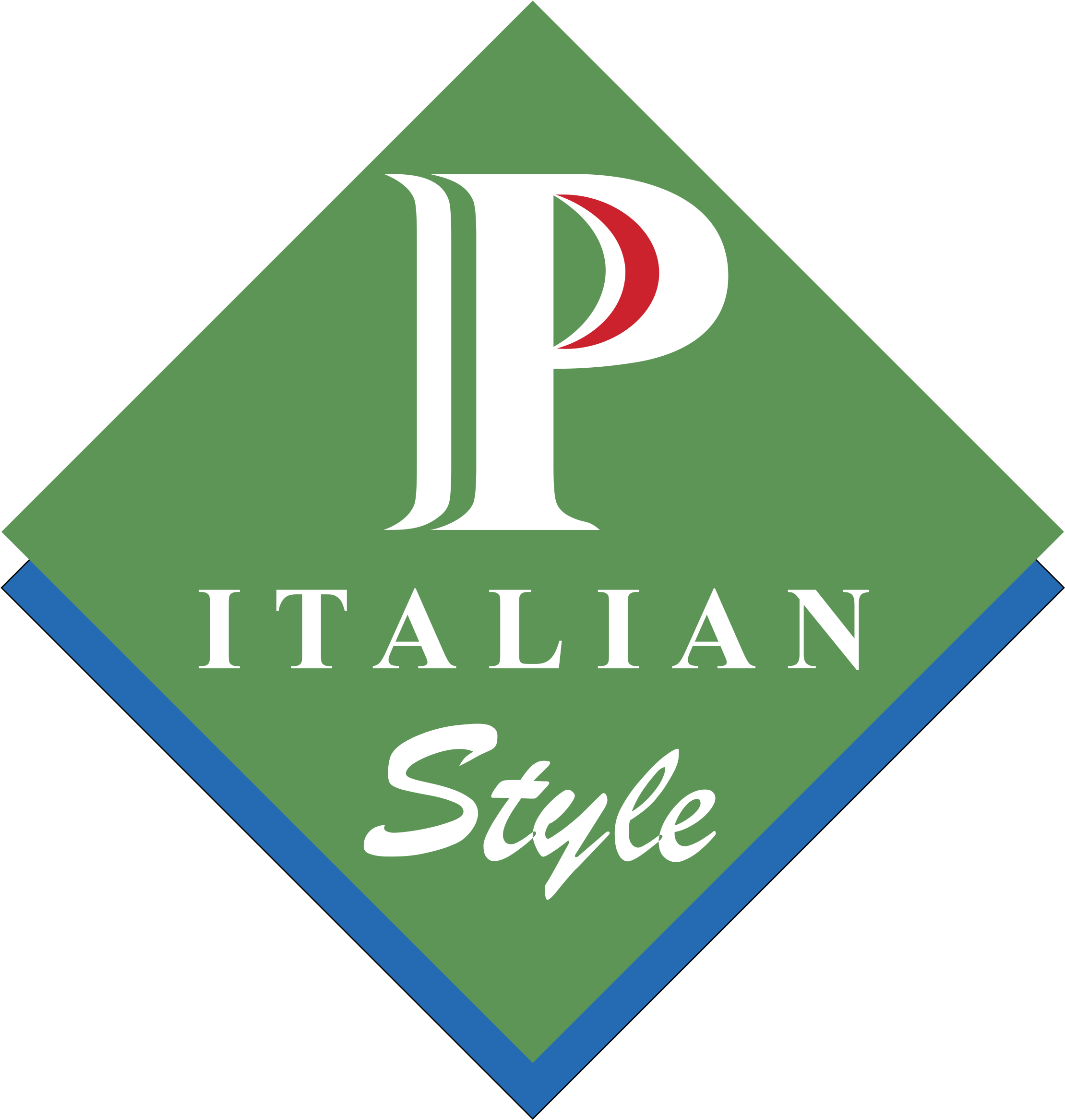 P Italian Style Logo Png Transparent - Italian (2400x2400), Png Download