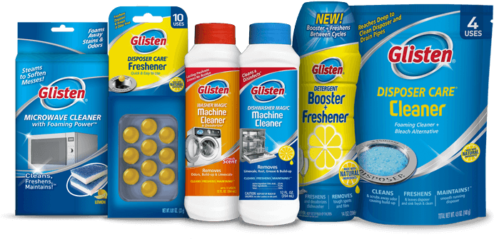 Machine Cleaning Experts - Glisten Microwave Cleaner With Foaming Power, 6 Pack, (701x400), Png Download