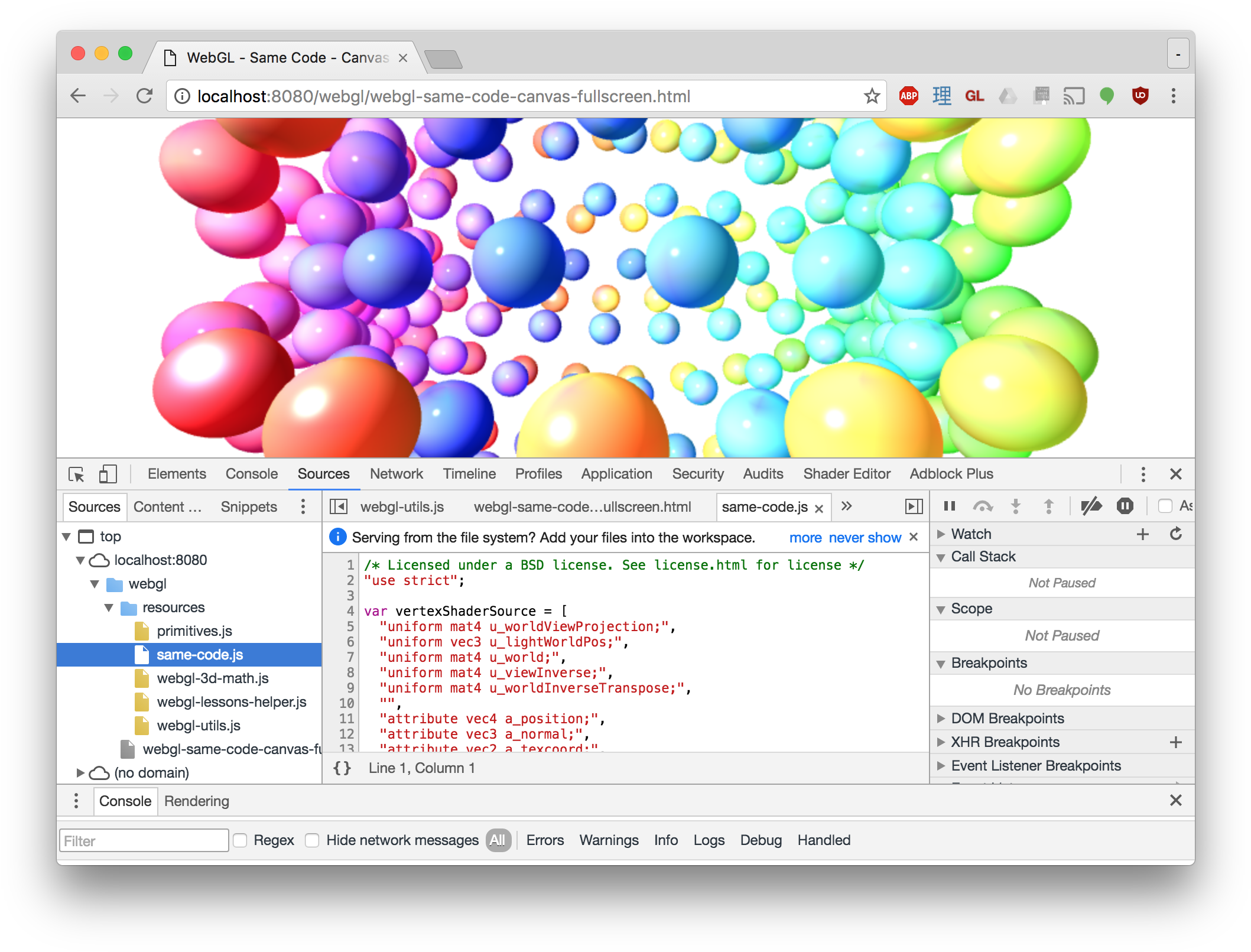 Docs For Chrome's Are Here, Firefox's Are Here - Nodejs Webgl2 (2150x1636), Png Download