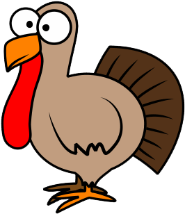 Cartoon-turkey - Cartoon Turkey (350x350), Png Download