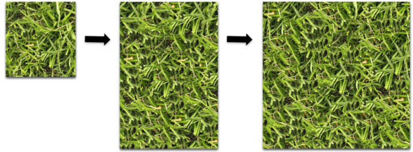 The Idea Of The Algorithm Is To Sample Square Regions - Lawn (600x221), Png Download