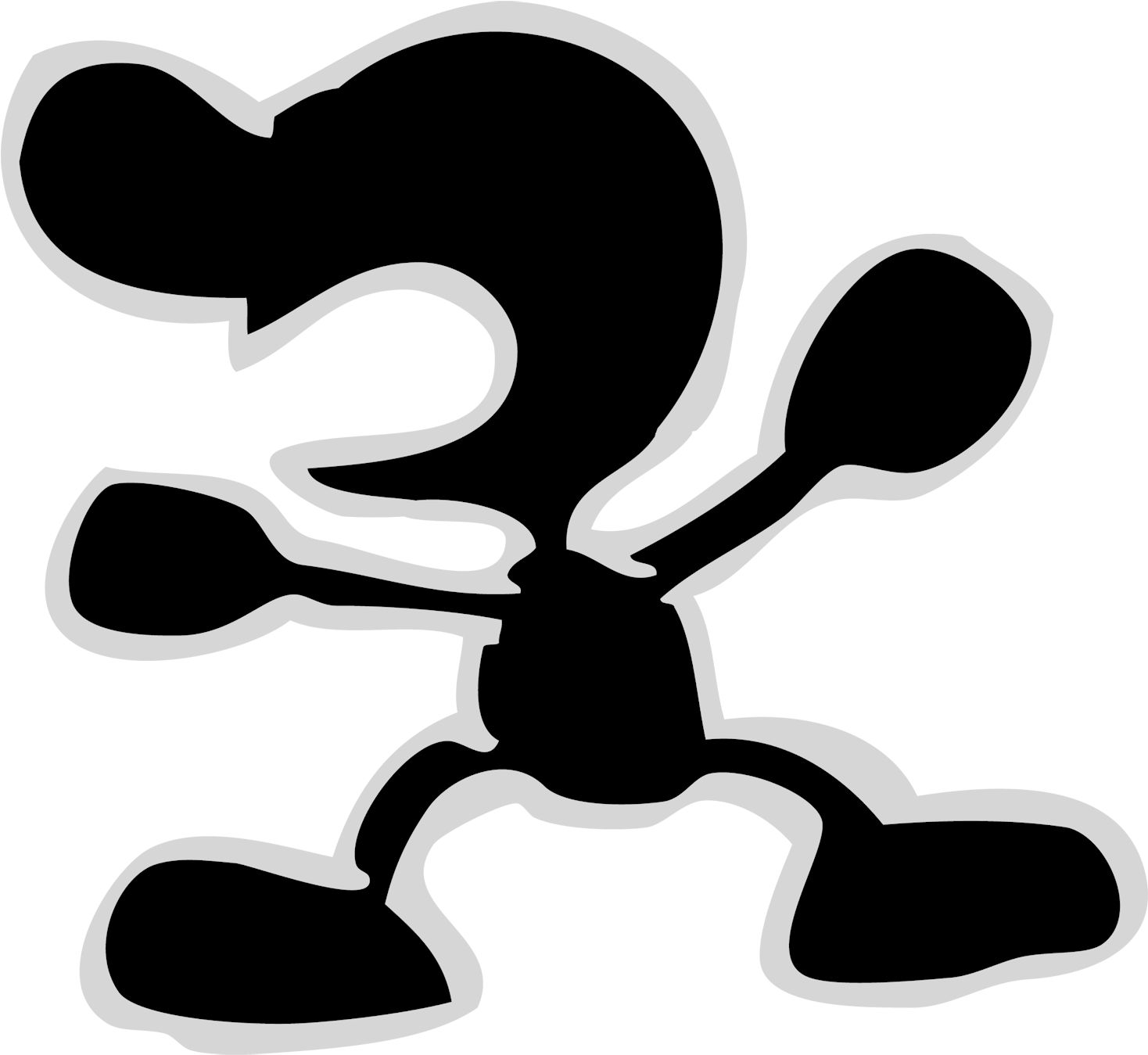 Game & Watch Amiibo Data Has Now Apparently Been Found - Mr Game & Watch Png (2000x2000), Png Download