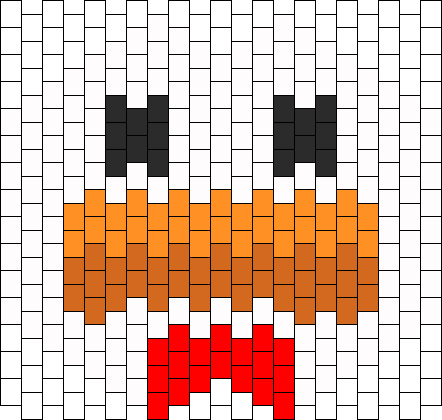 Minecraft Chicken Kandi Mask - Chicken (442x420), Png Download