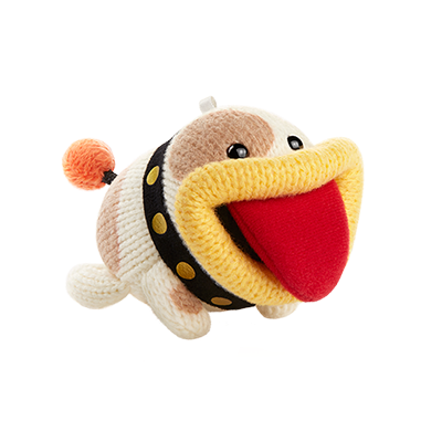 Poochy - Yoshi's Wooly World Poochy (380x408), Png Download