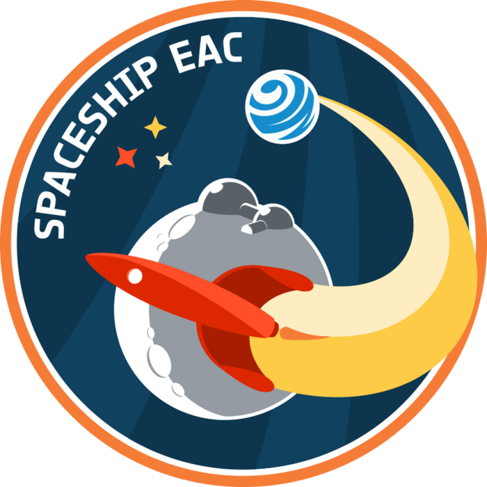 Spaceship Logo - European Astronaut Centre Logo (700x700), Png Download