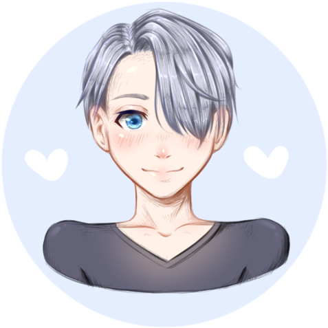 Anime, Yoi, And Yuri On Ice Image - Cartoon (500x500), Png Download